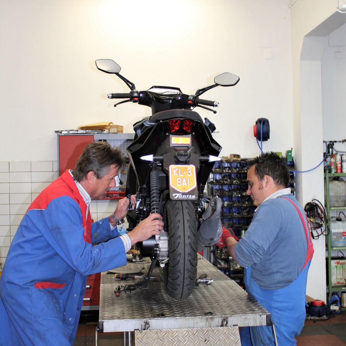 Motorrad reparieren lassen bei Autohaus Tonitz